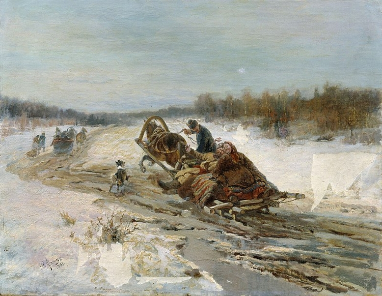 Рудольф Фёдорович Френц «Масленица» (1903)